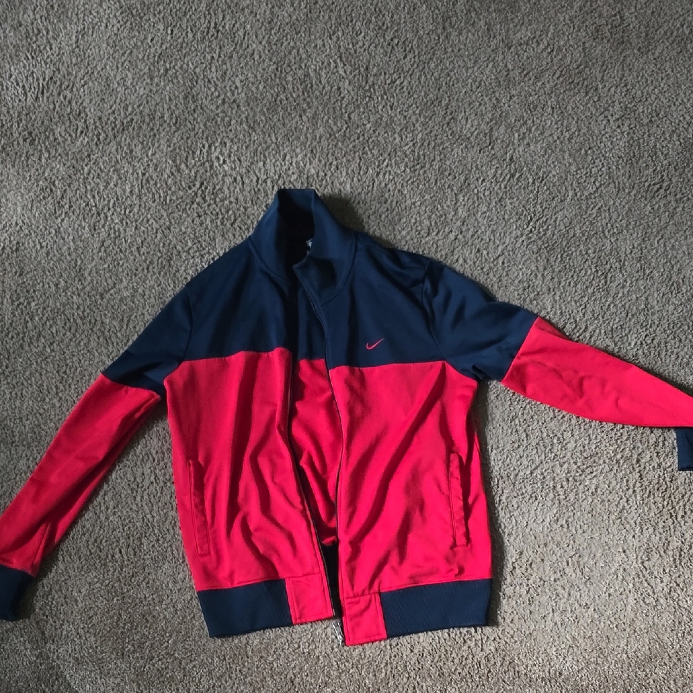 Nike Navy and Red Sports Jacket